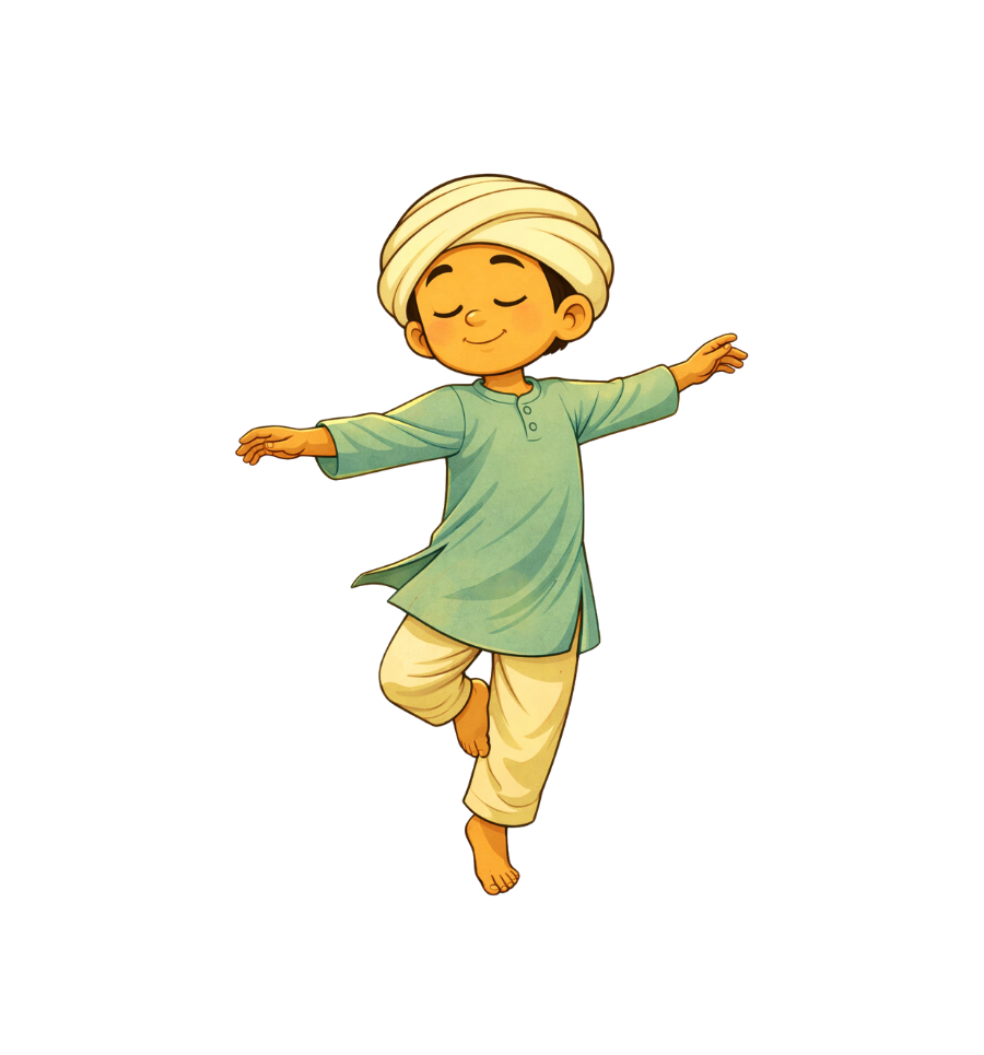 Little Kabir dancing